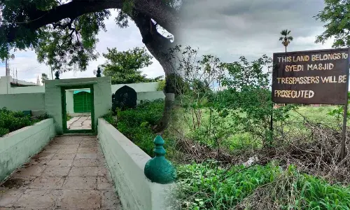 Land sharks keep on lurking at Nadergul Mosque Wakf Land