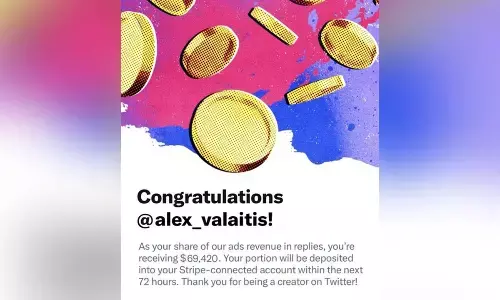 Twitter starts paying hefty sums to creators via ads revenue sharing programme