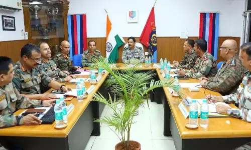 Hyderabad: Air Commodore VM Reddy reviews NCC training