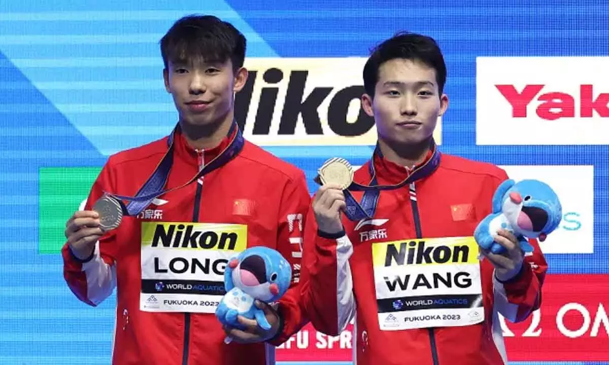 World Aquatics Cship: China wins three gold medals in diving