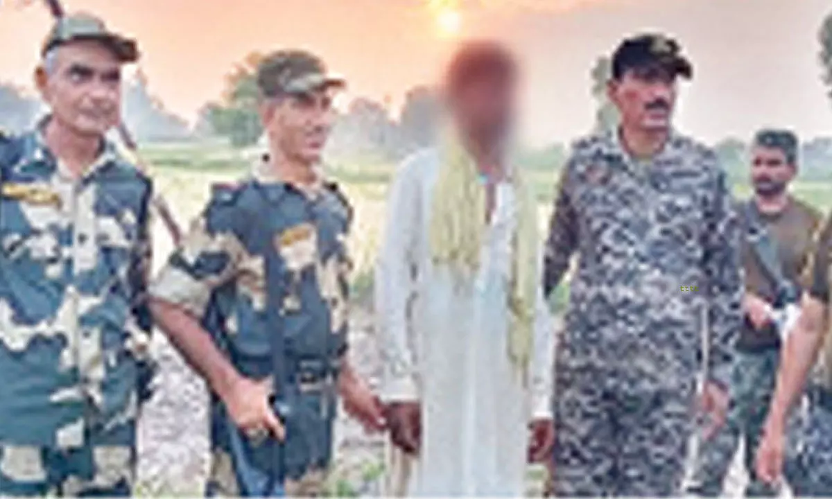 BSF nabs Pak national, hands over to Pak