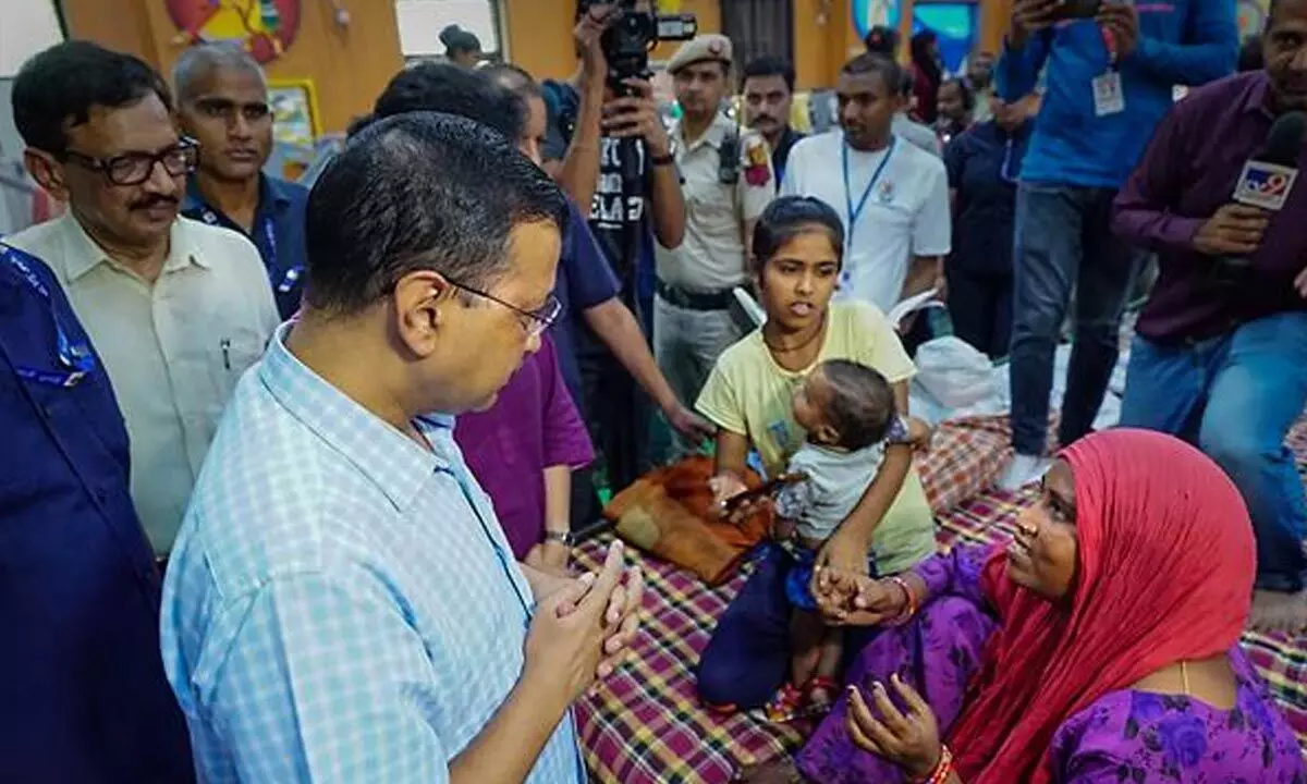 CM Kejriwal provides Rs 10,000 financial assistance to flood-affected families
