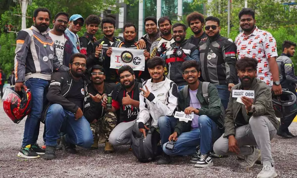 Moto GP Bharat conducts city tour with 400 bikers