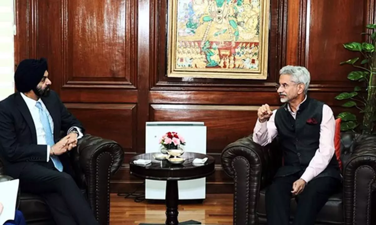 World Bank chief Ajay Banga meets Jaishankar, discusses ways to strengthen regional connectivity