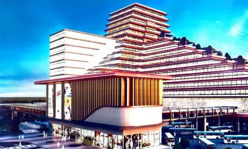 A view of the total concept of the proposed IMS building