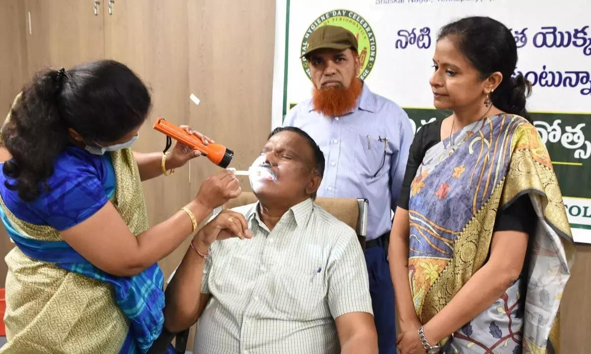 Hyderabad: Dental Camp for I&PR dept staff held