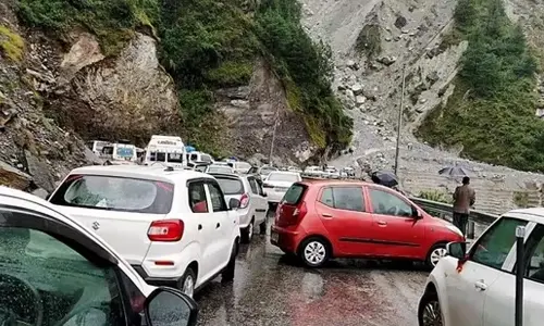 Uttarakhand: Badrinath National Highway closed due to landslides at several places