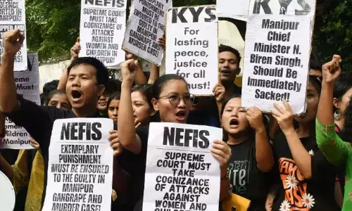 Protests continue at Jantar Mantar in Delhi over the inhumanity meted out to the women of Manipur