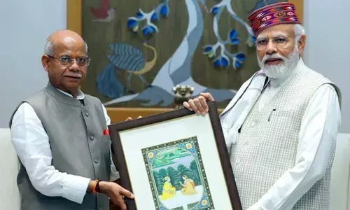 Himachal Guv meets PM Modi, apprises PM about losses incurred due to rains