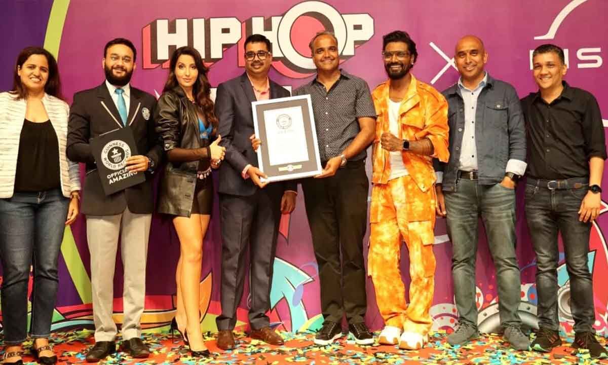 â€˜Hip Hop Indiaâ€™ breaks Guinness World Record for largest hip-hop performance #hiphop