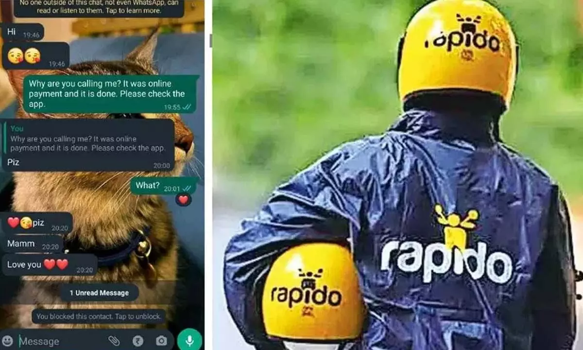 Sexual harassment by Rapido driver