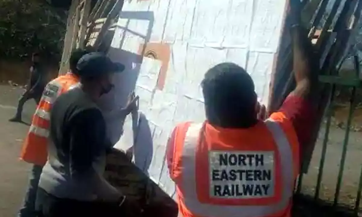 Railways has sent notices to the people encroaching on railway property