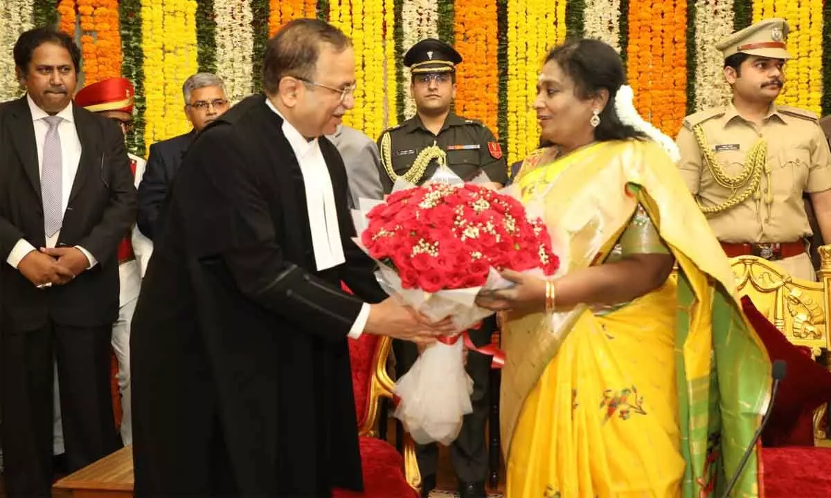 Justice Alok Aradhe takes charge as Chief Justice of Telangana High Court