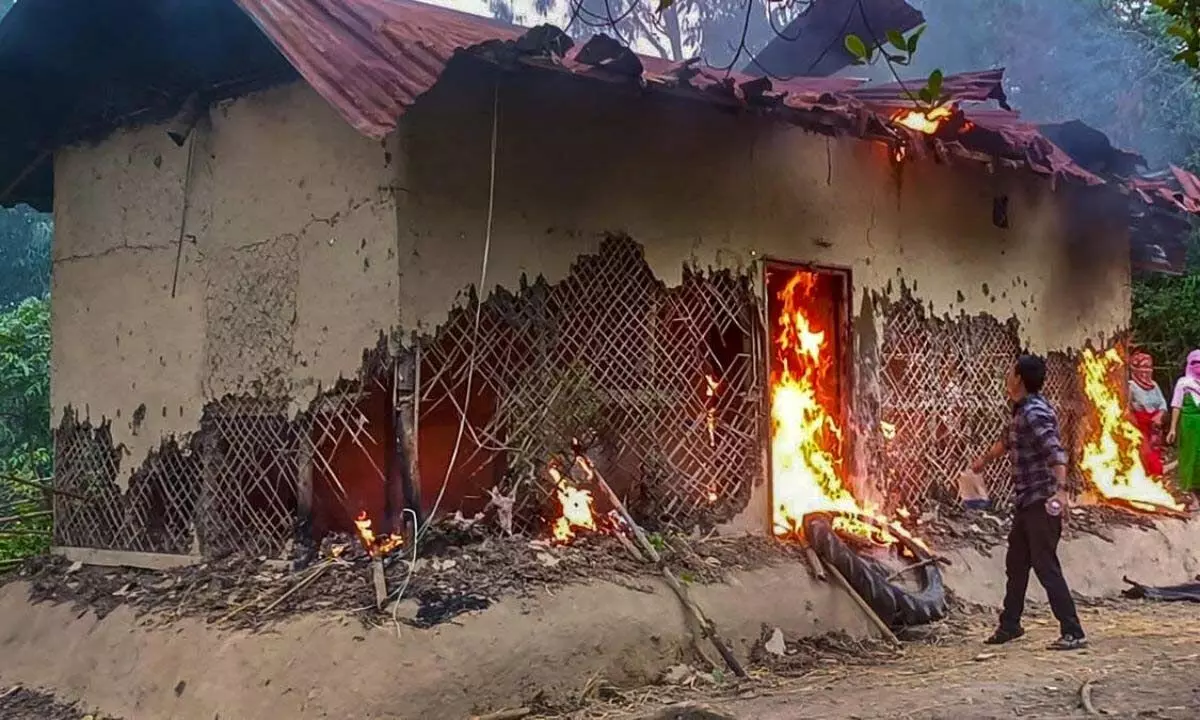 Freedom fighters 80-yr-old wife burnt alive amid attack