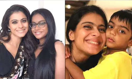 Kajol talked about her children Yug and Nysa