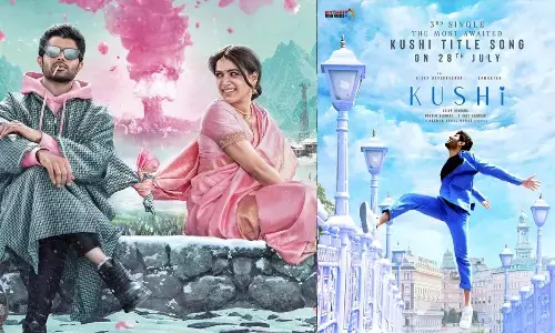 Date locked for ‘Kushi’ title song Date locked for ‘Kushi’ title song