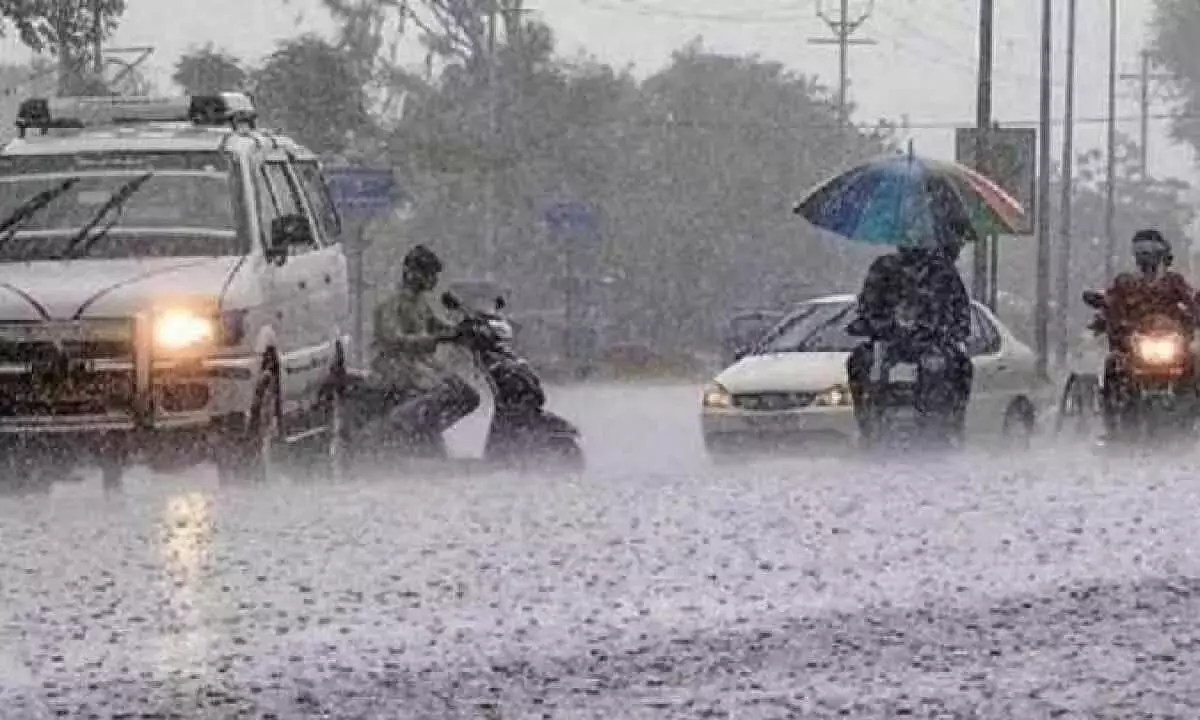 Normal to heavy rains lash parts of Andhra Pradesh