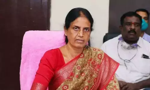 Education Minister P Sabita Indra Reddy