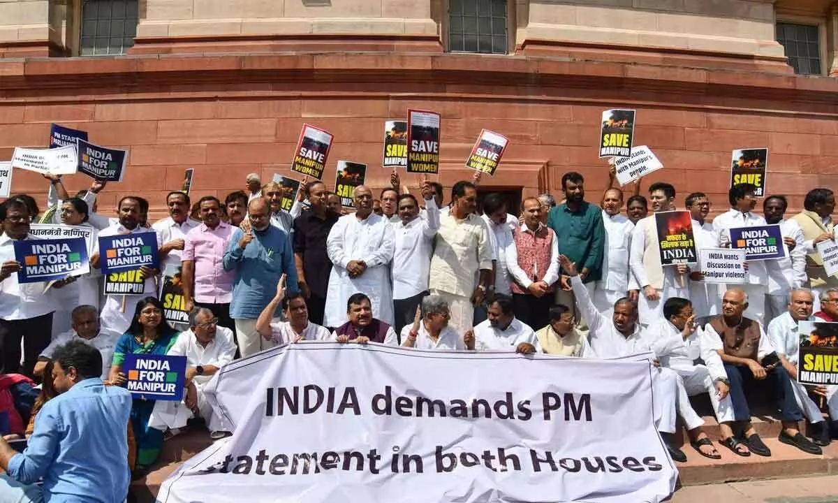 Motion Of No-Confidence And The Demand For Addressing Manipur Violence In Indian Parliament