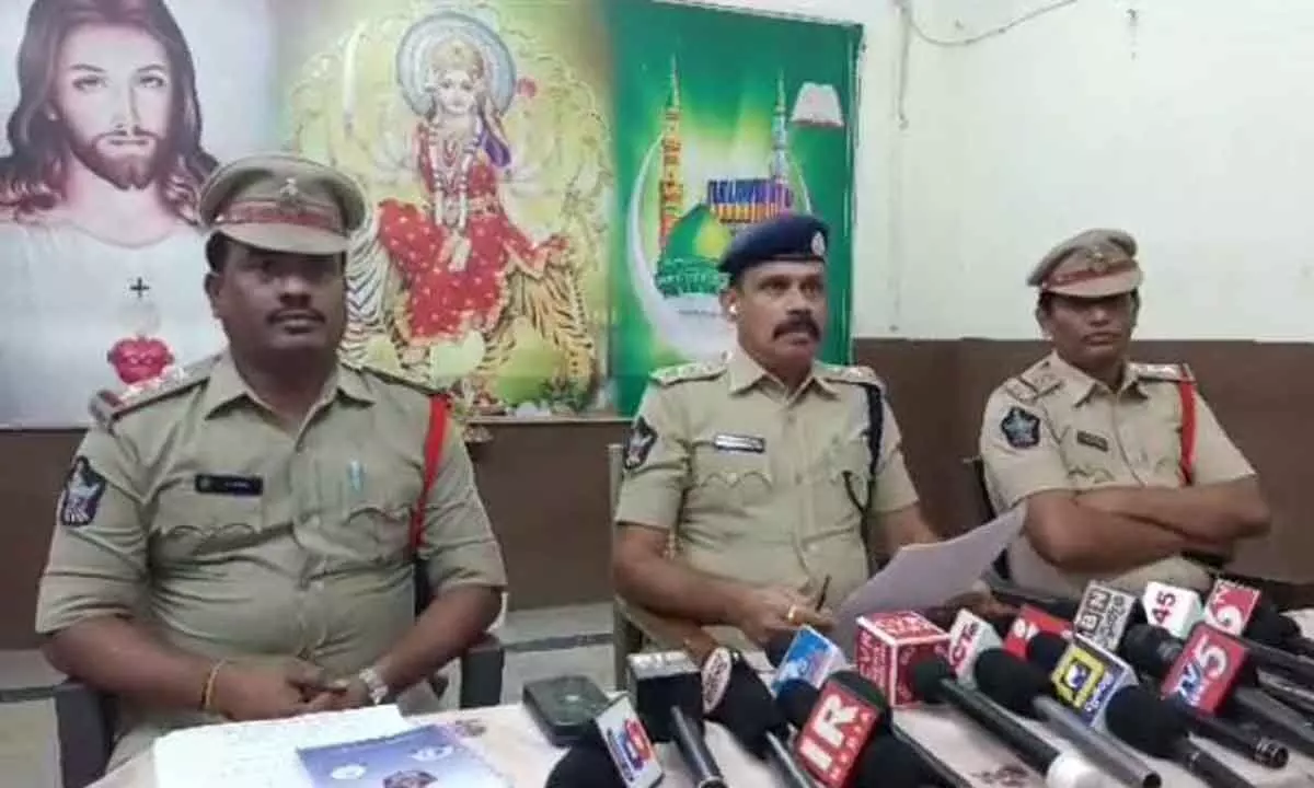 Vijayawada Police arrested five students for consuming Ganja