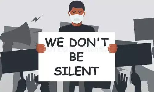 Hyderabad: Climate action groups stage silent protest