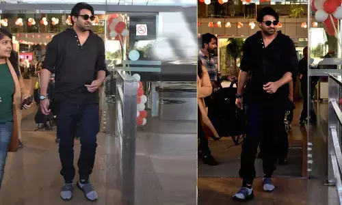 Prabhas returns to India after a long trip