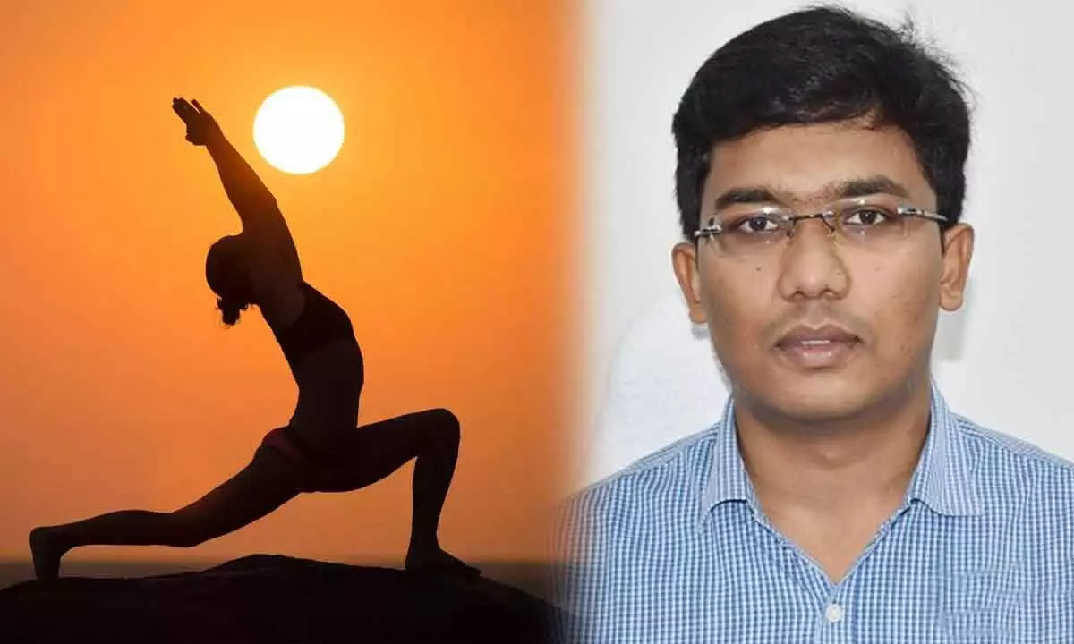 Promote Yoga for a healthy society: Collector Shanmohan Sagili