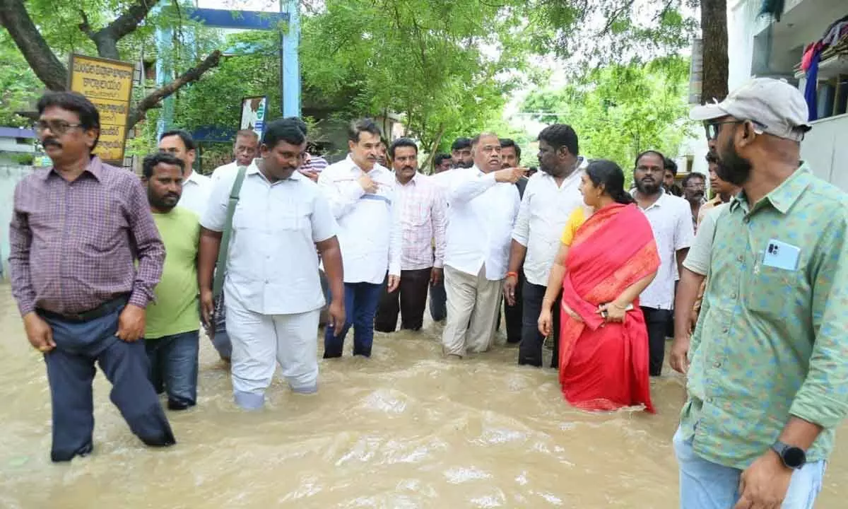 MLA Kandala shifted the flood-affected families to the rehabilitation centres