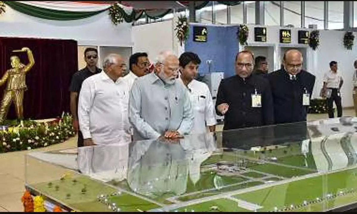 Gujarat: PM Modi inaugurates international airport in Hirasar