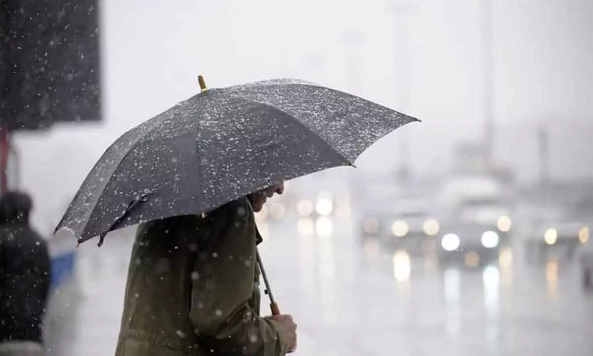 Passing rains in Hyderabad today