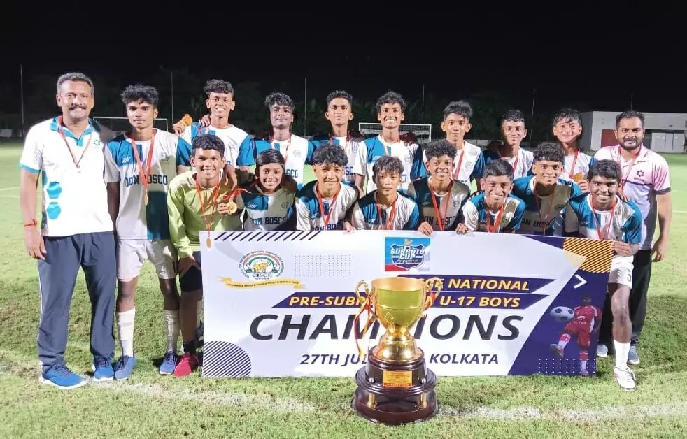 Kerala - Don Bosco Sr. Sec School wins CISCE’s National Pre-Subroto Cup 2023