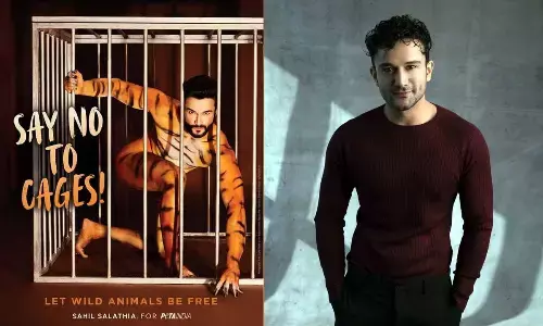 Actor Sahil Salathiagets body-painted to reveal the naked truth