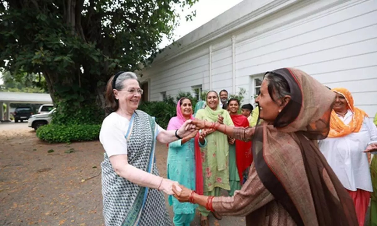 Find a match for Rahul: Sonia to women farmers from Haryana