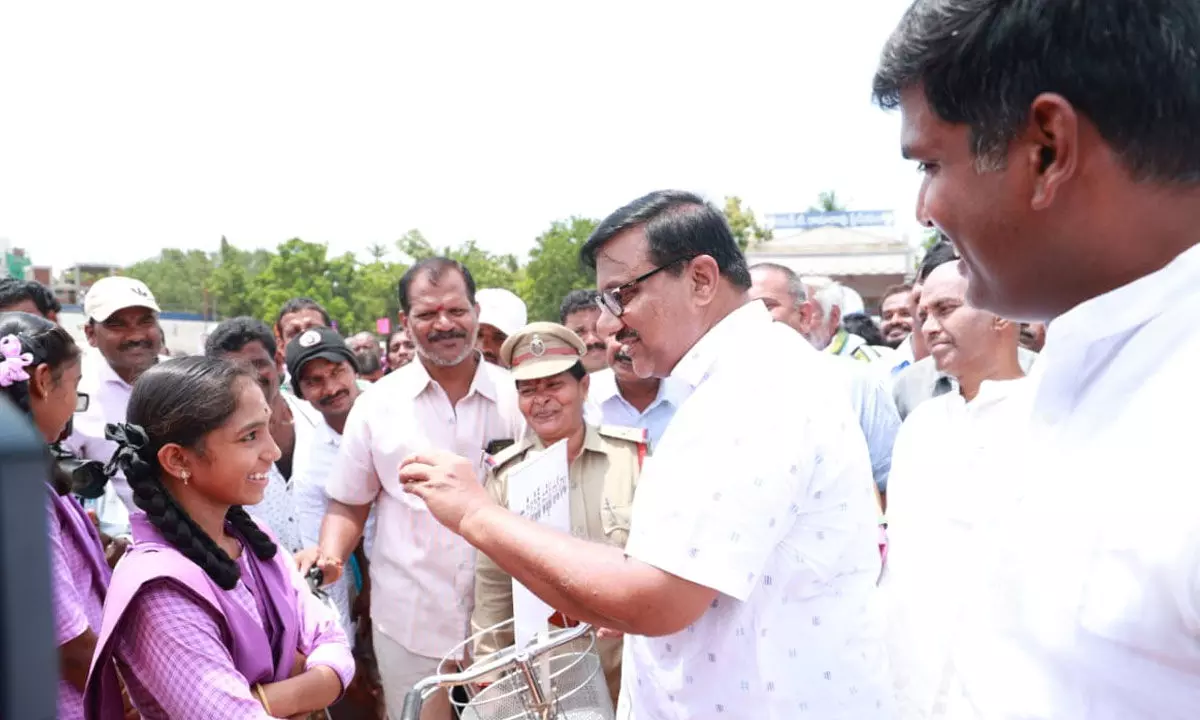 2,500 Bicycles distributed to government school girls