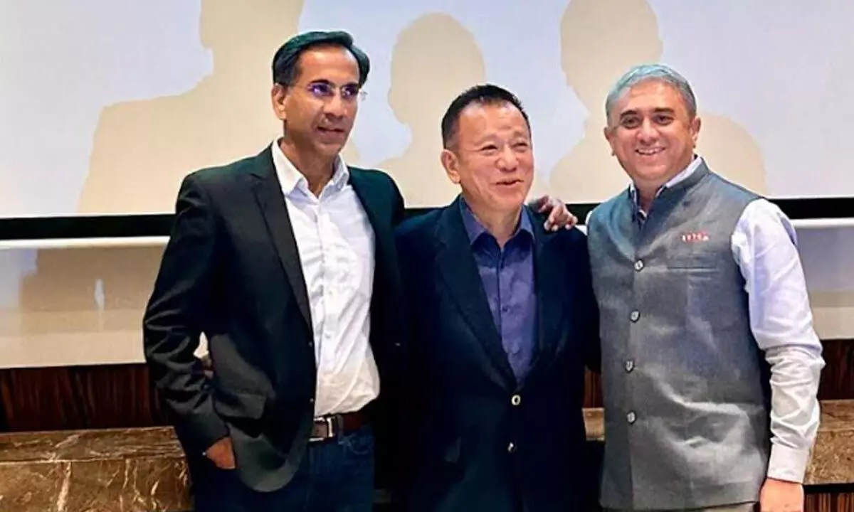 (Left to right) Mr Abraham Alapatt, Mr Chin Sak Hin, Mr Daniel Dsouza
