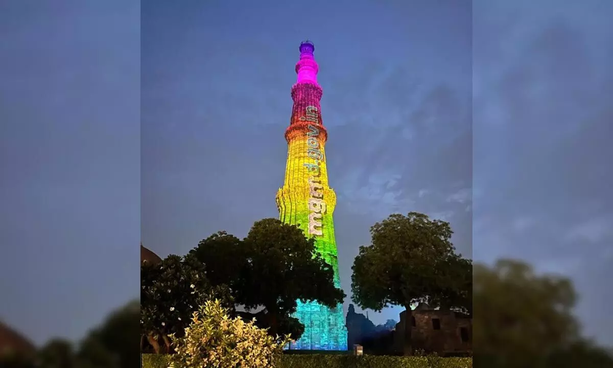 Tagbin hosts Projection Mapping Show at Qutub Minar