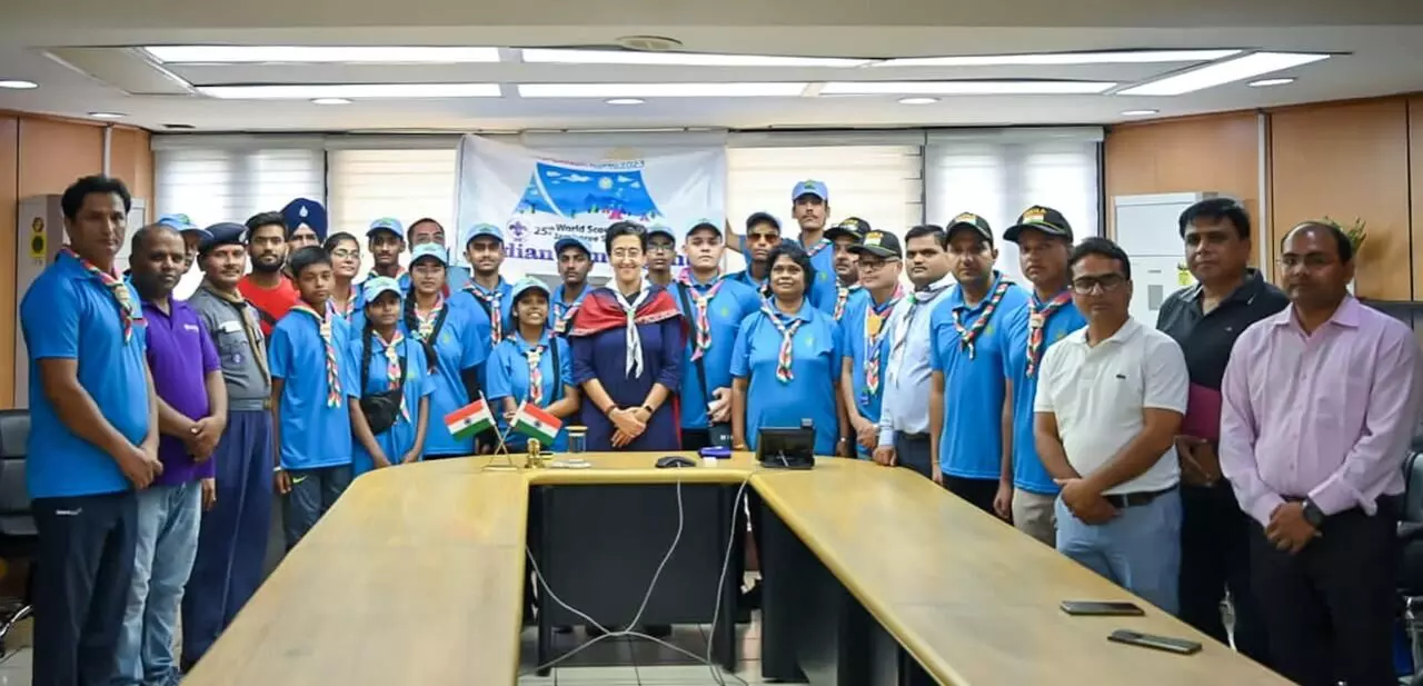8 students from Delhi schools represent India at the 25th World Scout Jamboree
