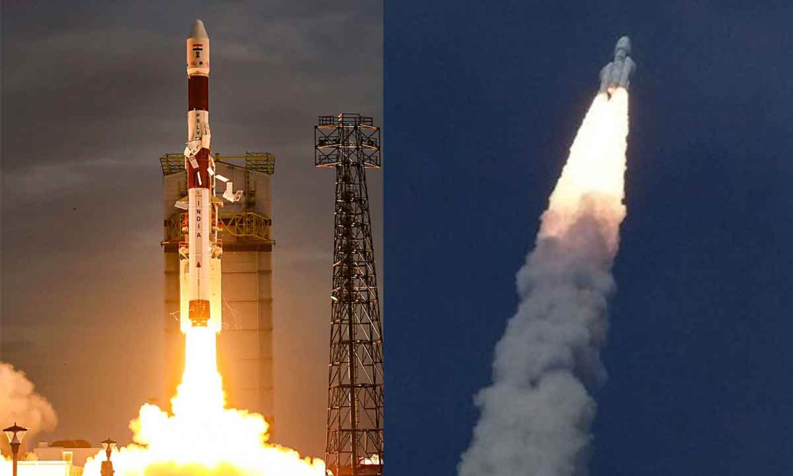 Indian rocket launches 7 satellites to orbit (video)