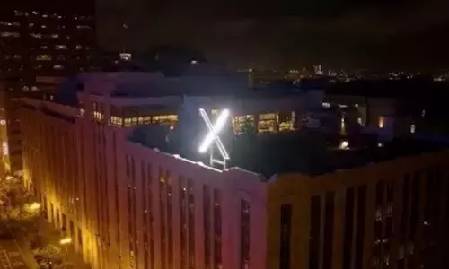 Elon Musks X logo on Twitter HQ faces backlash from San Francisco residents