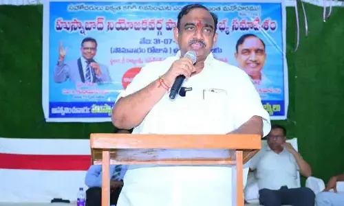 Karimnagar: Stage gives equal respect to all regions says MLA Sathish