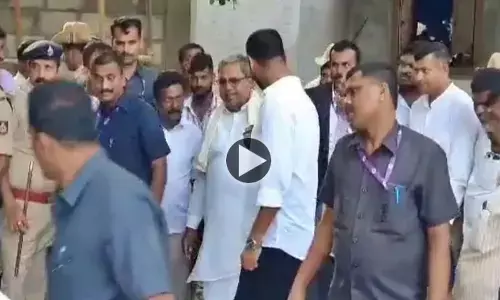 CM inspects construction of new residence in Mysuru