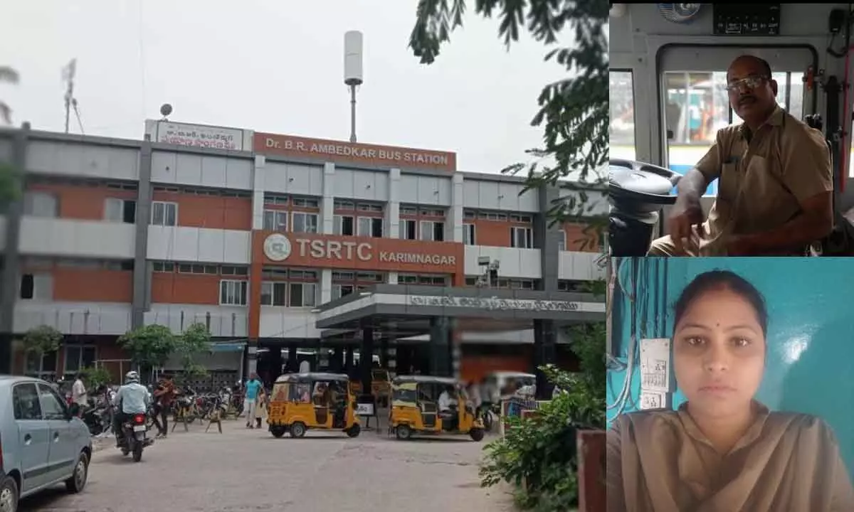 Karimnagar has the biggest bus stand after Hyderabad; Driver Ghulam Dastagiri; Woman constable Thota Rani
