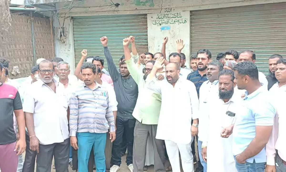 Adilabad: Mild tension prevails as officials seize shops