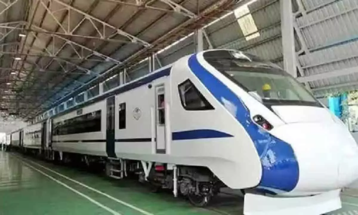 3rd Vande Bharat train in Hyderabad ready for launch