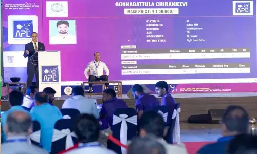 Conducting auction for APL Season 2 in Visakhapatnam  on Tuesday