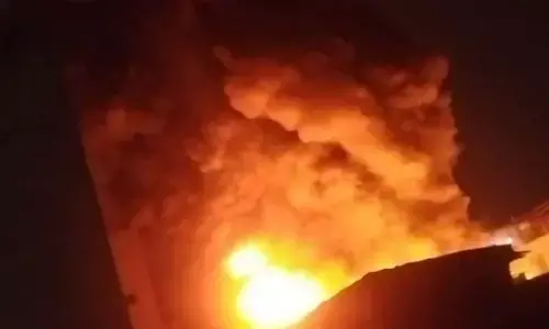 Another fire accident in Hyderabad, this time in Rajendranagar
