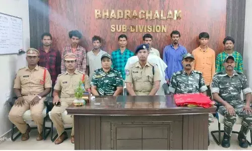 Eight Maoist militia members arrested at Cherla