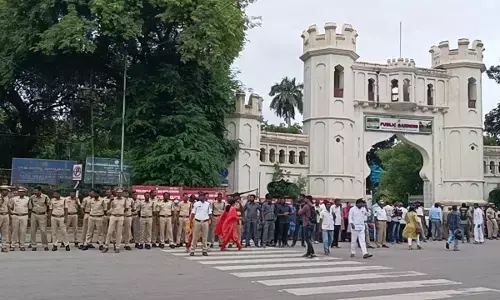 Huge police forces deployed at assembly amid monsoon session