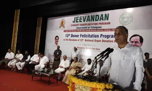 Harish Rao participates in 13th Donar Felicitation Program at Ravindra Bharati