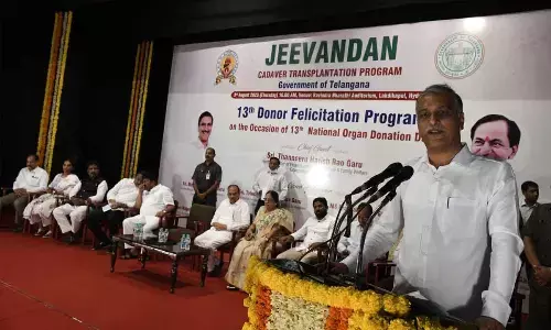 Telangana Government honours 105 families which donated organs to many needy